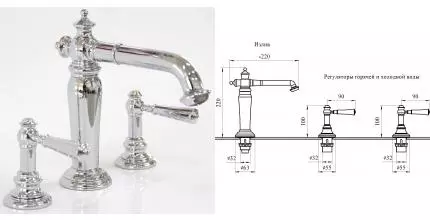 Смеситель для раковины «Radomir» Рейн 1-27-2-0-0-625 хром Смеситель для раковины «Radomir» Рейн 1-27-2-0-0-625 хром