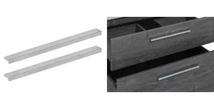 Комплект ручек «Aquanet» Nova 32см на тумбе хром