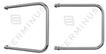 Водяной полотенцесушитель «Terminus» П-образный 60/32 хром универсальный