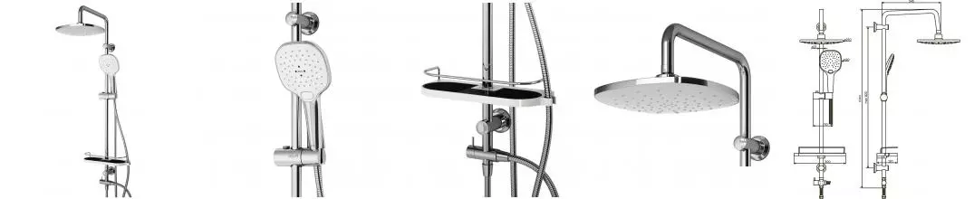 Душевая стойка «Dorff» Prime D0740000 хром Душевая стойка «Dorff» Prime D0740000 хром