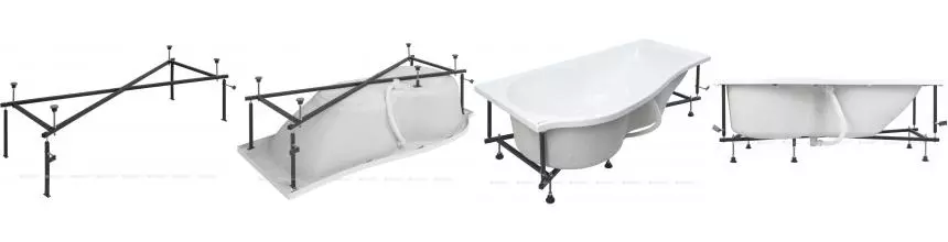 Каркас под ванну сварной «Aquanet» Tessa Light 170 Каркас под ванну сварной «Aquanet» Tessa Light 170
