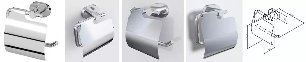 Держатель для туалетной бумаги «Am.Pm» Sense L A74341400 на стену хром