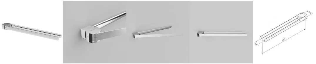 Полотенцедержатель двойной поворотный «Am.Pm» Inspire V2.0 A50A32600 на стену хром Полотенцедержатель двойной поворотный «Am.Pm» Inspire V2.0 A50A32600 на стену хром