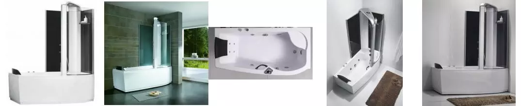 Гидромассажная ванна акриловая «Orans» BT-9501 170/85 с каркасом с сифоном с ручками белая правая