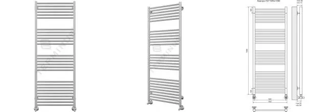 Водяной полотенцесушитель «Terminus» Аврора П27 53/139 хром