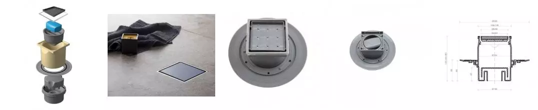 Трап для душа «Pestan» Confluo Standard Dry Vertical Ceramic 13000112 вертикальный выпуск под плитку Трап для душа «Pestan» Confluo Standard Dry Vertical Ceramic 13000112 вертикальный выпуск под плитку