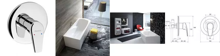 Смеситель для душа «Ravak» Neo NO 062.00 хром