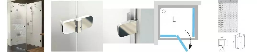 Душевой угол-ограждение «Ravak» Brilliant BSDPS 100/80 прямоугольный Transparent/хром левый Душевой угол-ограждение «Ravak» Brilliant BSDPS 100/80 прямоугольный Transparent/хром левый