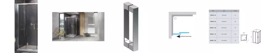 Душевая дверь «Ravak» 10° 10RV2K 90/190 Transparent/хром универсальная Душевая дверь «Ravak» 10° 10RV2K 90/190 Transparent/хром универсальная