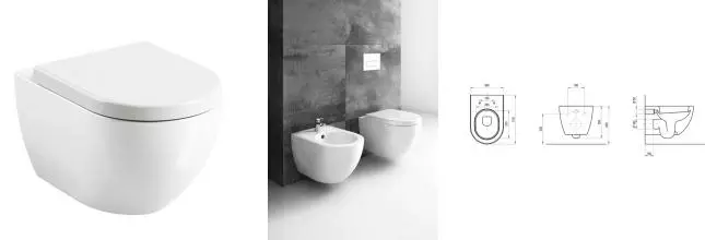 Унитаз подвесной Uni Chrome белый без сиденья · Chrome, Ravak, X01516 Унитаз подвесной Uni Chrome белый без сиденья · Chrome, Ravak, X01516