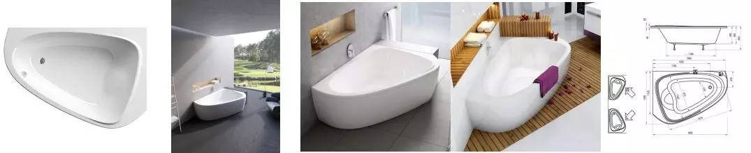 Ванна акриловая «Ravak» Love Story II 196/139 без опор без сифона белая правая Ванна акриловая «Ravak» Love Story II 196/139 без опор без сифона белая правая