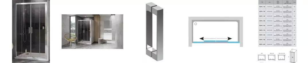 Душевая дверь «Ravak» 10° 10DP4 190/190 Transparent/сатин Душевая дверь «Ravak» 10° 10DP4 190/190 Transparent/сатин