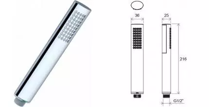 Ручная лейка «Ravak» 954.00 хром Ручная лейка «Ravak» 954.00 хром