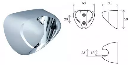 Держатель для душа «Ravak» 610.00 хром