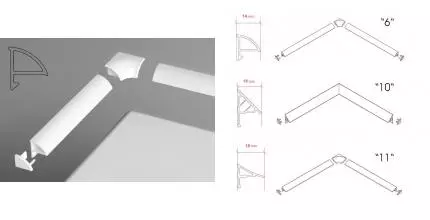 Универсальная декоративная планка 6/2000 белая · Ravak, XB442000001