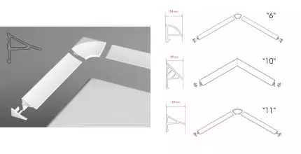 Универсальная декоративная планка 11/2000 белая · Ravak, XB462000001