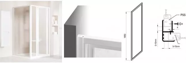 Неподвижная стенка PSS 80 94040100ZG · Ravak, 94040100ZG