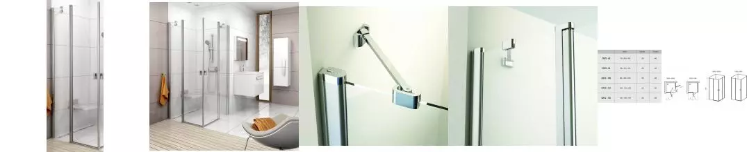 Душевая дверь «Ravak» Chrome CRV2 80/195 Transparent/хром универсальная Душевая дверь «Ravak» Chrome CRV2 80/195 Transparent/хром универсальная