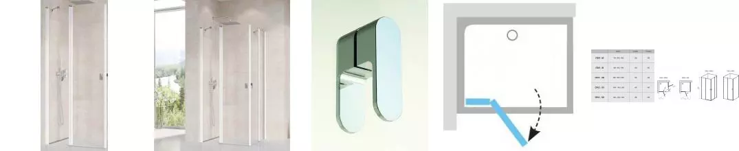 Душевая дверь «Ravak» Chrome CRV2 80/195 Transparent/белая универсальная Душевая дверь «Ravak» Chrome CRV2 80/195 Transparent/белая универсальная