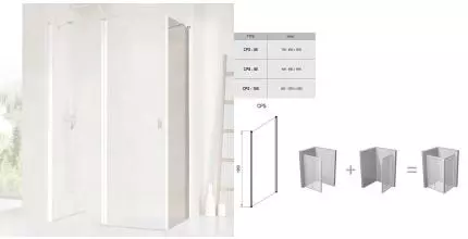 CPS-90 белый Transparent 9QV70100Z1 · Ravak, 9QV70100Z1