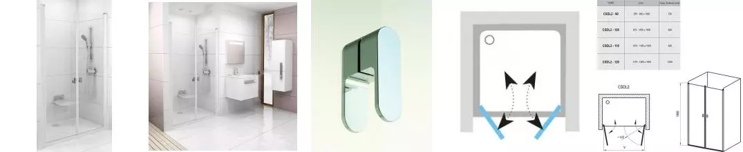 Душевая дверь «Ravak» Chrome CSDL2 90/195 Transparent/белая Душевая дверь «Ravak» Chrome CSDL2 90/195 Transparent/белая