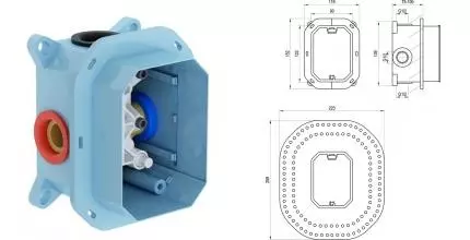 Внутренняя часть смесителя «Ravak» R-box RB 070.50 Внутренняя часть смесителя «Ravak» R-box RB 070.50