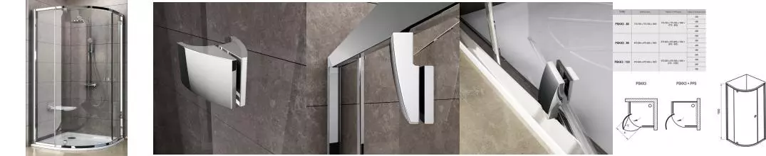 Душевой угол-ограждение «Ravak» Pivot PSKK3 100/100 Transparent/хром универсальная Душевой угол-ограждение «Ravak» Pivot PSKK3 100/100 Transparent/хром универсальная