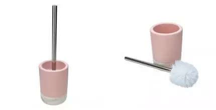 Ёршик для унитаза «Fora» Trendy FOR-TR020 напольный розовый