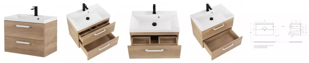 Тумба с раковиной «Belbagno» Aurora 80 (без ручек) (BB800/450-LV-MR-AST) подвесная Rovere Nebrasca Nature Тумба с раковиной «Belbagno» Aurora 80 (без ручек) (BB800/450-LV-MR-AST) подвесная Rovere Nebrasca Nature
