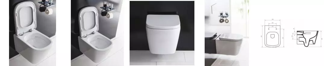 Подвесной унитаз безободковый «Belbagno» Albano с сиденьем дюропласт с микролифтом белое Подвесной унитаз безободковый «Belbagno» Albano с сиденьем дюропласт с микролифтом белое