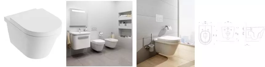 Подвесной унитаз безободковый «Ravak» Chrome RimOff X01651/X01451 белый с сиденьем дюропласт с микролифтом белое Подвесной унитаз безободковый «Ravak» Chrome RimOff X01651/X01451 белый с сиденьем дюропласт с микролифтом белое