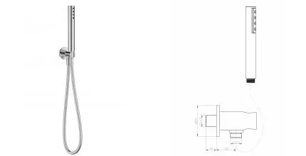 Душевой гарнитур «Belbagno» Ancona ANCONA-DFS-CRM хром