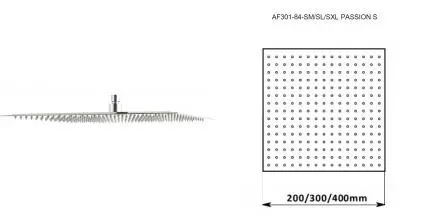 Верхний душ «Aquanet» Passion AF301-84-SM хром Верхний душ «Aquanet» Passion AF301-84-SM хром