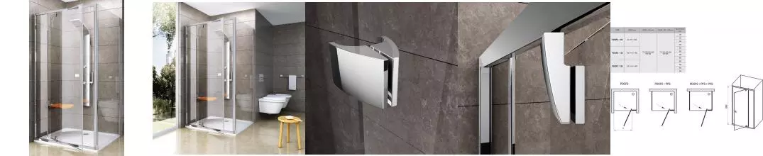 Душевой угол-ограждение «Ravak» Pivot PDOP2 120/80 прямоугольный Transparent/хром универсальный Душевой угол-ограждение «Ravak» Pivot PDOP2 120/80 прямоугольный Transparent/хром универсальный