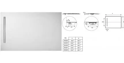 Душевой поддон «Jacob Delafon» Surface 120/80 (E62627-SS2) низкий из литьевого мрамора прямоугольный белый Душевой поддон «Jacob Delafon» Surface 120/80 (E62627-SS2) низкий из литьевого мрамора прямоугольный белый