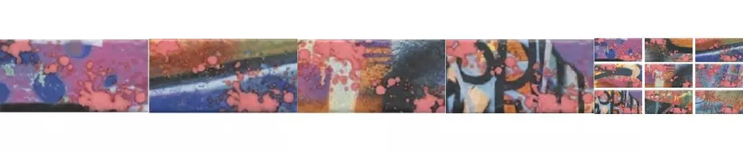 Настенное панно «Kerama Marazzi» Граффити (комплект из 9 шт.) 89,1x20 OS\A57\9x\19060 арт мультиколор