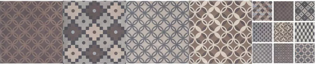 Настенная плитка «Kerama Marazzi» Карнаби-стрит 20x20 SG1577N орнамент коричневый
