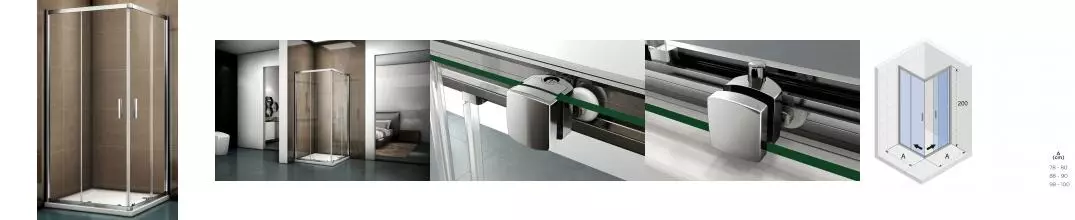 Душевой угол-ограждение «Riho» Hamar 2.0 R207 80/80 прозрачный/хром без поддона Душевой угол-ограждение «Riho» Hamar 2.0 R207 80/80 прозрачный/хром без поддона