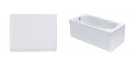 Торцевой экран под ванну «Santek» Касабланка XL, Фиджи 80 белый левый