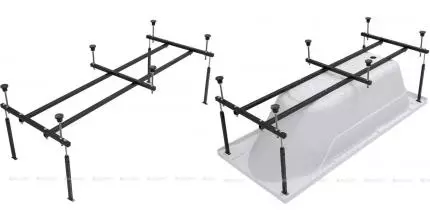 Каркас под ванну разборный «Aquanet» H58 180