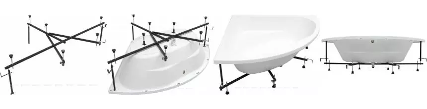 Каркас под ванну сварной «Aquanet» Vista 150/150