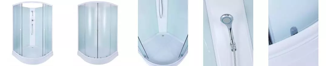 Душевая кабина «Nautilus» 41790 100/100 низкий поддон матовая/белая без крыши Душевая кабина «Nautilus» 41790 100/100 низкий поддон матовая/белая без крыши