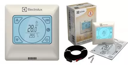 Терморегулятор «Electrolux» Thermotronic Touch ETT-16 слоновая кость