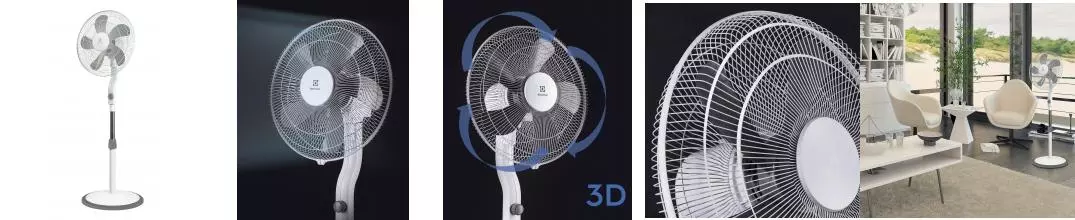 Вентилятор напольный«Electrolux» EFF-1003D поворотный Вентилятор напольный«Electrolux» EFF-1003D поворотный