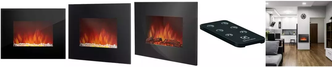 Электрокамин с порталом «Electrolux» EFP/W-1100ULS чёрный Электрокамин с порталом «Electrolux» EFP/W-1100ULS чёрный