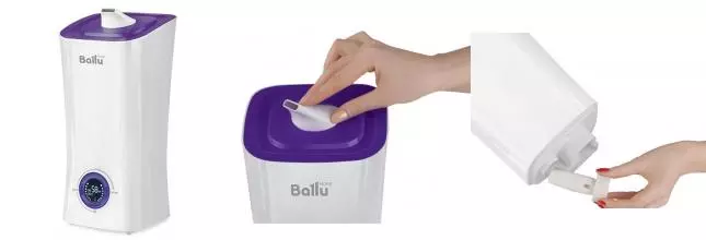 Увлажнитель воздуха «Ballu» UHB-205 белый /фиолетовый