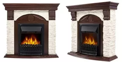 Портал «Firelight» Torre Classic камень белый/темный дуб Портал «Firelight» Torre Classic камень белый/темный дуб