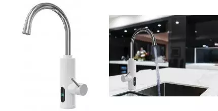 Электрический проточный водонагреватель «Electrolux» Taptronic White с краном