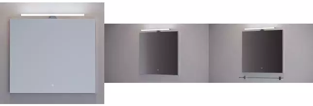 Зеркало «Velvex» Klaufs 80 с сенсорным выключателем с подсветкой