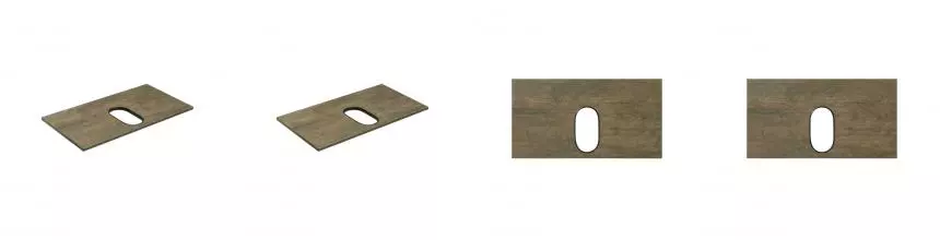 Мебельная столешница «Aquaton» Лофт Фабрик 80 ЛДСП, ПВХ дуб Кантри